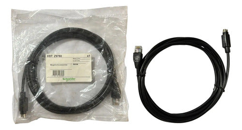 Cabo Comunicacao Ihm Xbt Rj45/maior Mini Xbtz9780 Schneider Preto