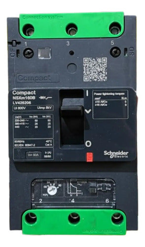 Disjuntor Nsxm 25ka Tm80d 3p Lv426206 Schneider
