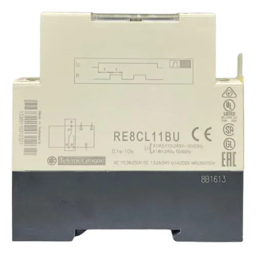 Rele Temporizador 24vca/c-110/240vca Re8cl11bu Schneider