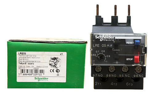 Relé Eletrônico Sobrecarga Térmica 0,63-1a Lre05 Schneider 690 Vca