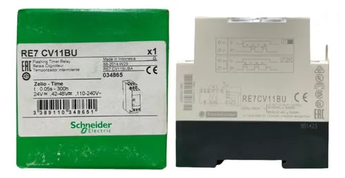 Rele Temporizador 1naf 24v 0,05/300h Re7cv11bu Schneider 24v