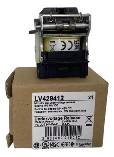 Bobina De Minima Lv429412 48vcc (nsx100/631) Schneider