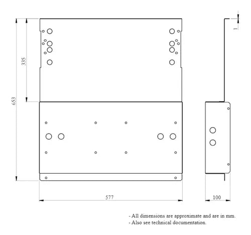 Tampa De Barramento Lvs04860 Schneider Prismaset P