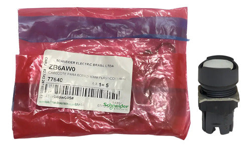 Kit Com 2: Cabeçote Para Botão Luminoso Bc Zb6aw0 Schneider Branco 0