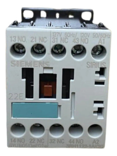 Contator Auxiliar 3rh1122-1ak20 127v Siemens 127v