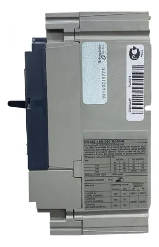 Disjuntor Tripolar 2,5a Ns100h-ma2,5 Merlin Gerin Schneider