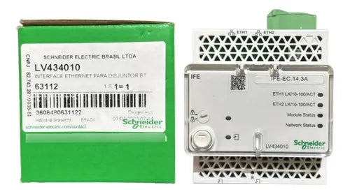 Interface Ethernet Para Disjuntor Bt Lv434010 Schneider