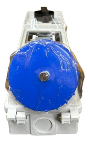 Tomada Sob Surelock Ss4209b 3p+t 32a 200/250v 9h Azul Steck Azul