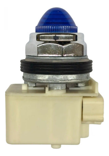 Sinaleiro 30mm Azul 9001kp35lll9 Schneider Azul 24vca/cc