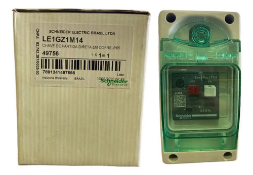 Chave De Partida Direta Em Cofre Ip65 Le1gz1m14 Schneider