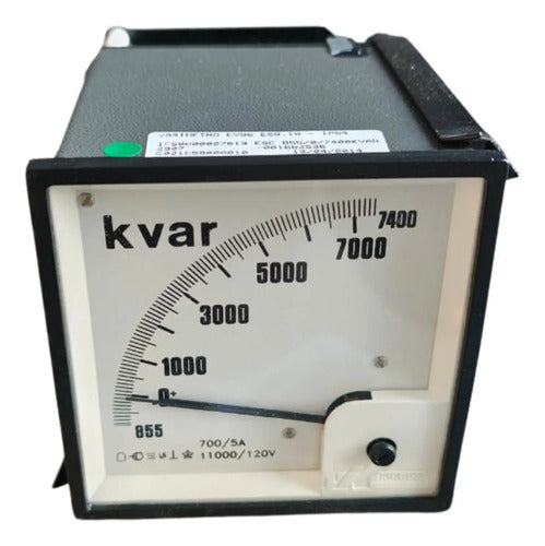 Varímetro Ev96 -855 A 7400 Kvar 700/5a 11000/120v Ip54 Kron