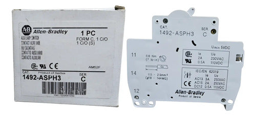 Contato Auxiliar 1492-asph3 Allen Bradley Novo! -