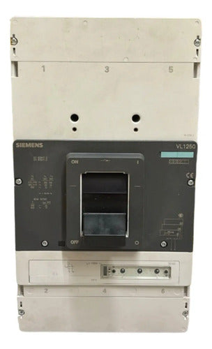Disjuntor Tripolar 1000a 3vl7710-3ag36-0aa0 Siemens 415vac 50 60 Hz