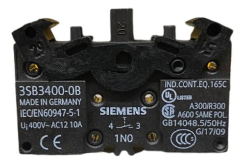 Botao 1na Verde 3sb3202-0aa41 Siemens Verde -