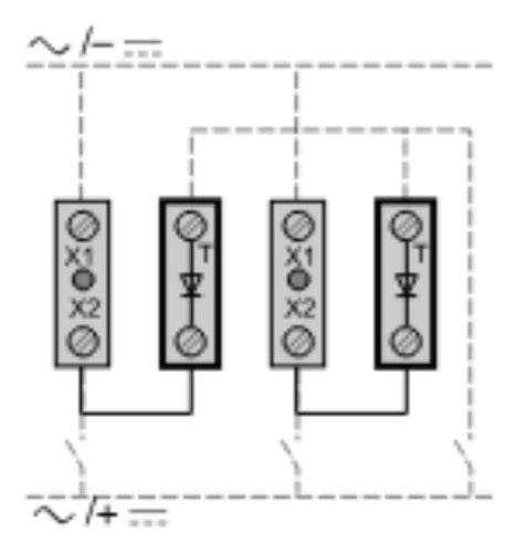Bloco P/ Teste De Função Luz Zbzg156 12-120vca/cc Schneider