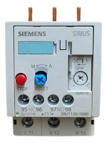 Rele De Sobrecarga Termico 3ru1136-1kb0 9 - 12,5a Siemens