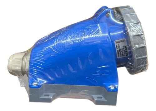Tomada Sob N3206w 2p+t 32a 200/250v 6h Azul Ip67 Steck Azul