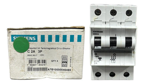 Disjuntor Tripolar 2a 5sx2302-7 Siemens