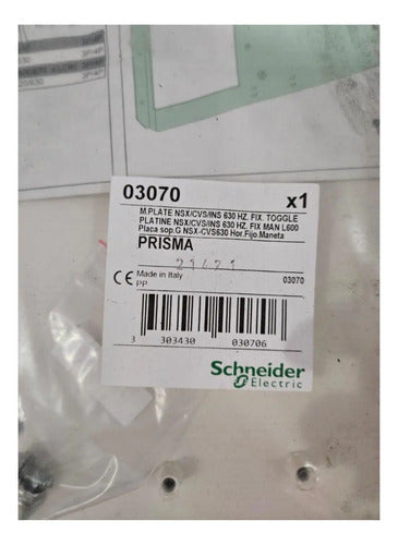 Placa De Montagem Nsx400-630 Horizontal Lvs03070 Schneider