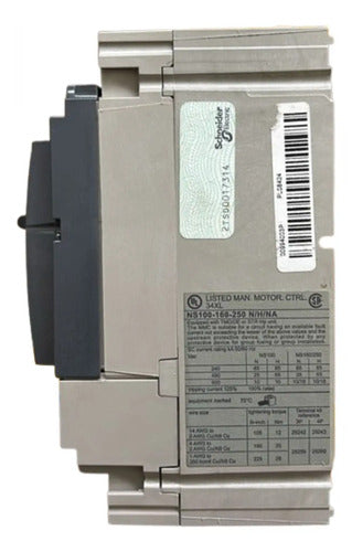 Disjuntor Tripolar 100a Ns100h-tm100d 29670 Merlin Gerlin