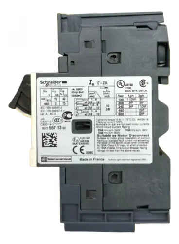 Disjuntor Termomagnetico Mola 17-23a Gv2me213 Schneider 690v 50-60 Hz