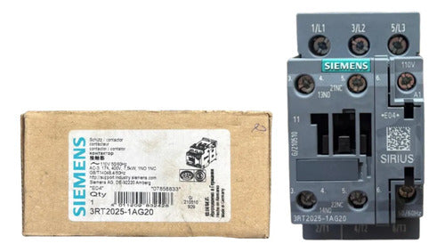 Contator 110vca 3rt2025-1ag20 Siemens 120v
