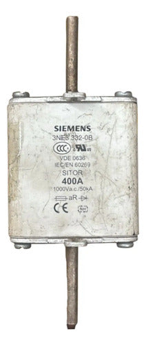 Elemento Fusível Sitor 3ne3332-0b 400a Siemens 1000v