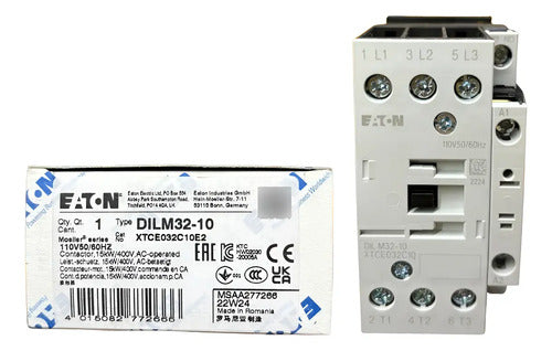 Contator Dilm32-10 32a 110v Eaton 110v