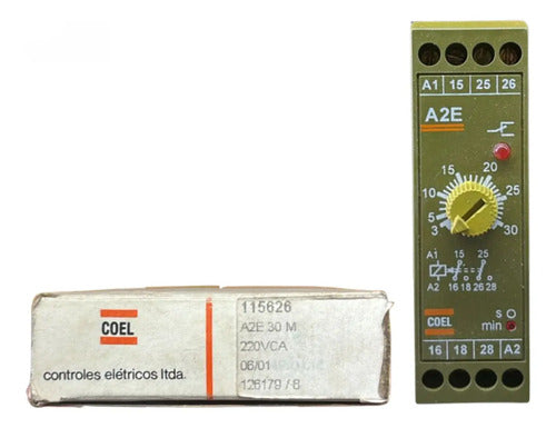 Rele Tempo A2e 30min 220vca Coel 220vca