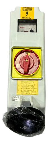 Tomada 3p+t 63a 480/500v 7h Preto Ip67 S4507dd Steck Preto
