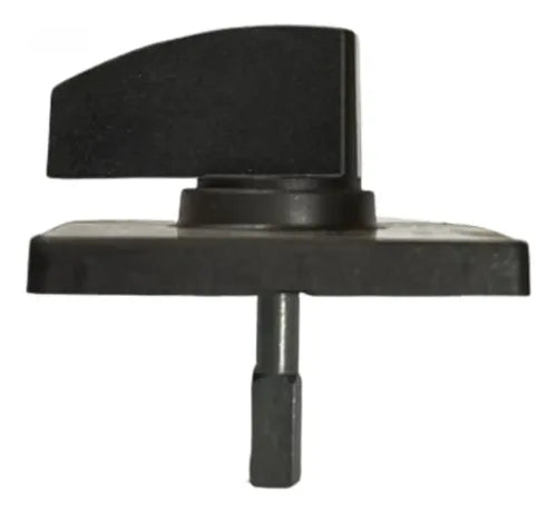 Cabecote 60x60mm Com Manopla 4 Furos Kbf1h Schneider Preto -