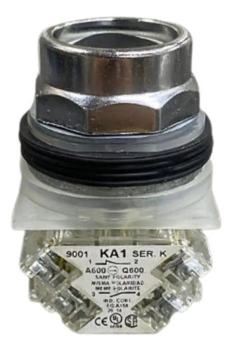 Botão 30mm Metálico Impulsão Embutido 9001kr2bh13 Schneider
