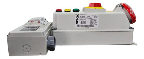 Tomada S4506cks Steck Sobrepos. Surelock 63a 4p 6h 380/440v Vermelho