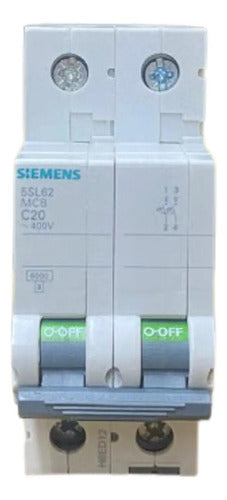 Disjuntor 5sl6220-7mb 2p C20 Siemens