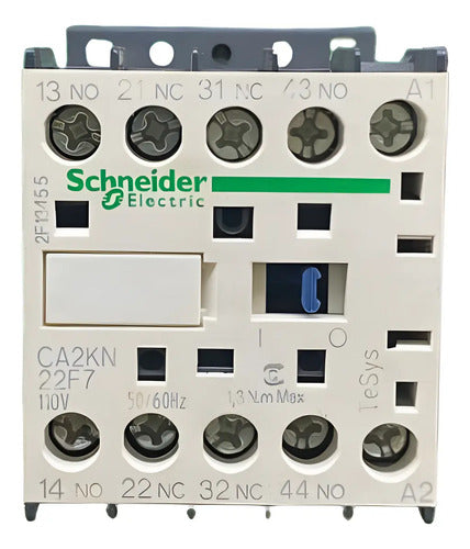 Contator Auxiliar Tesys K 2na+2nf 110vca Ca2kn22f7 Schneider 110v