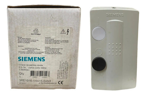 Chave De Partida 3re1016-1ha15-0an1 5,5-7a Siemens Cinza