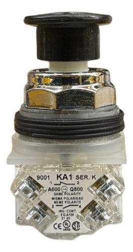 Botão Ø30mm Metálico Cogumelo Ø35mm 9001kr24bh13 Schneider