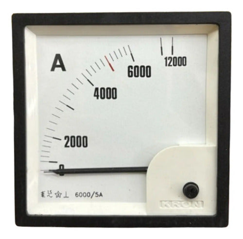 Amperimetro Fm96pc 6000/12000/5a Ip54 + Rl + Trmv 5000a Kron