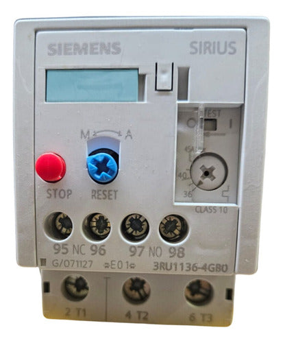 Relé Sobrecarga 3ru1136-4gb0 36-45a Siemens -