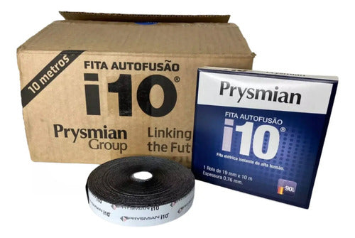 Fita Alta Tensao I10 Prysmian Kit Com 10 Peças Preto