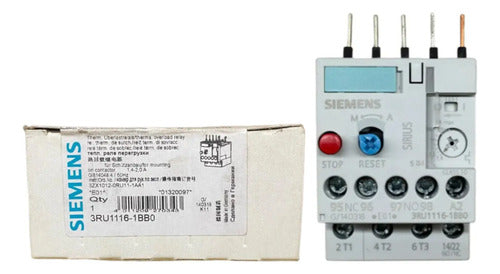 Relé De Sobrecarga 3ru1116-1bb0 1,4 -2a Siemens -