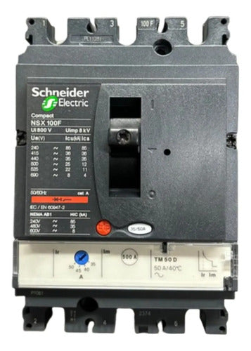 Disjuntor Tripolar 50a Nsx100f-tm50d Lv429633 Schneider