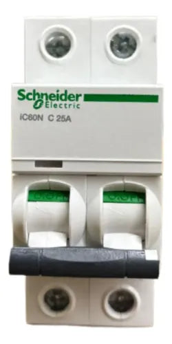 Disjuntor Acti9 Ic60n 2p 25a Curva C A9f74225 Schneider
