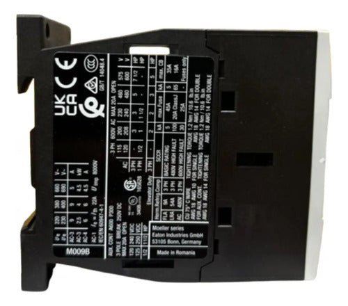 Contator Tripolar 220v 10ka 60hz Dilm9-10 Eaton