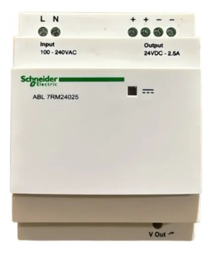 Fonte De Alimentação Chaveada 24v 2,5a Abl7rm24025 Schneider 24vcc