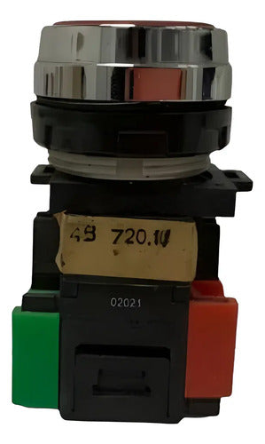 Botão 4b-720.11r 30mm 1naf Vermelho Eaton Vermelho Não Se Aplica