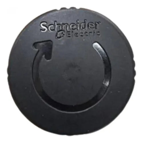 Cabeçote Para Botão 22mm Plástico Zb5as52 Preto Schneider Preto -