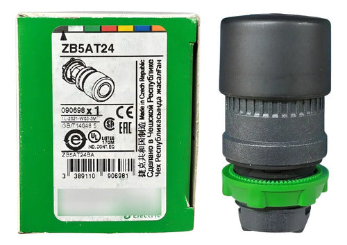 Cabeçote Para Botão 22mm Zb5at24 Preto Schneider Preto -