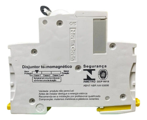 Disjuntor Acti9 Ic60n 1p 4a Curva C A9f74104 Schneider