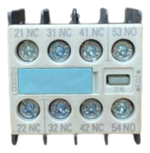 Bloco De Contato Auxiliar 1na+3nf 3rh1911-1ha13 Siemens -